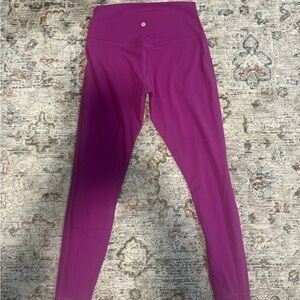 Lululemon pink leggings size 10